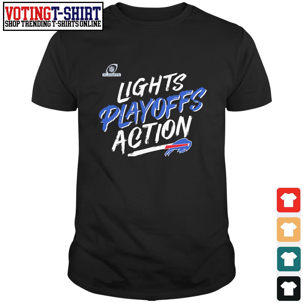 Fanatics Buffalo Bills Men's 2021 Playoff Bound Lights Action T-Shirt 21 / L