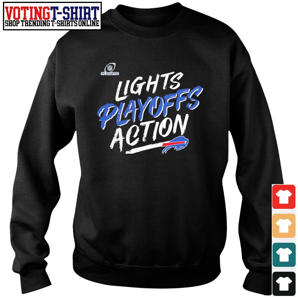 Fanatics Buffalo Bills Men's 2021 Playoff Bound Lights Action T-Shirt 21 / L