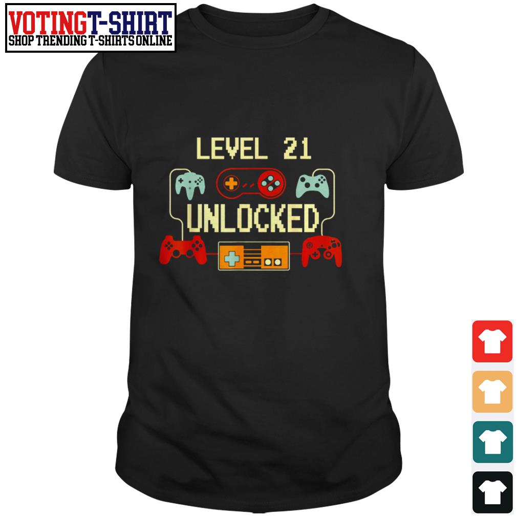 level 21 unlocked shirt