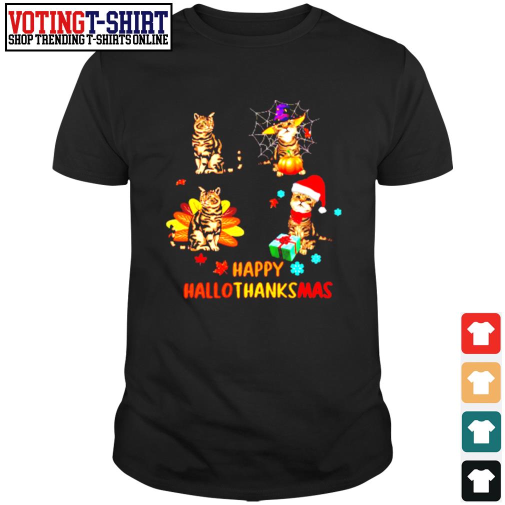 happy hallothanksmas shirts