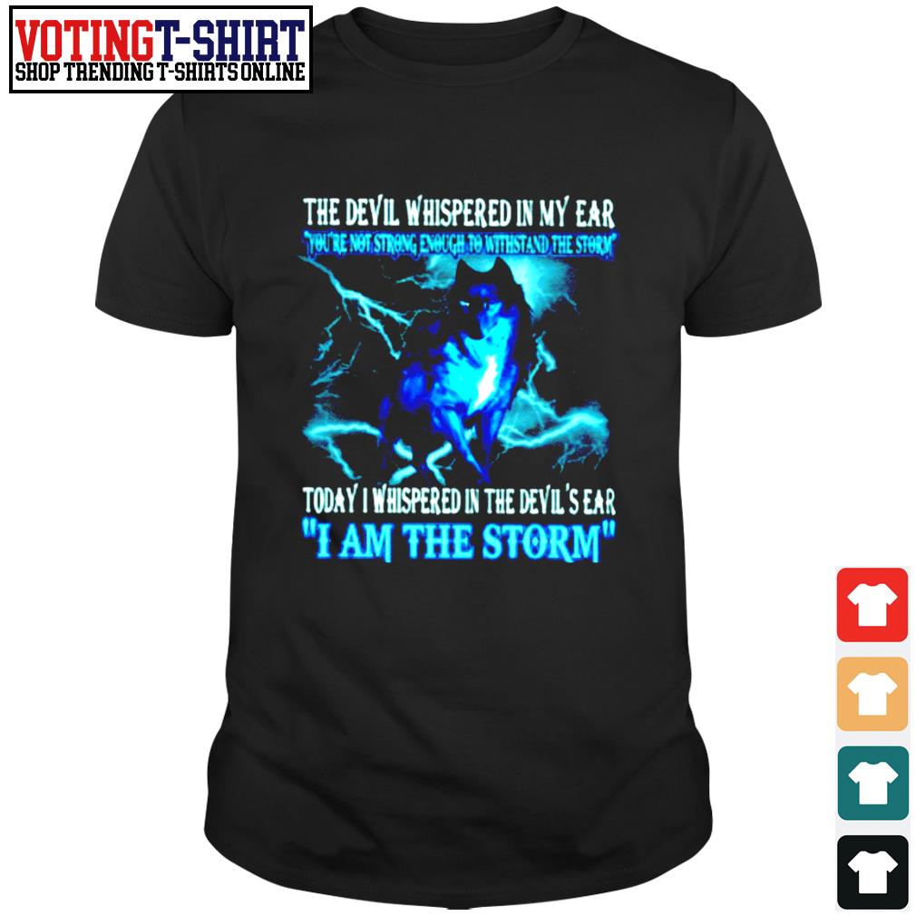 devil whispered in my ear tee shirt