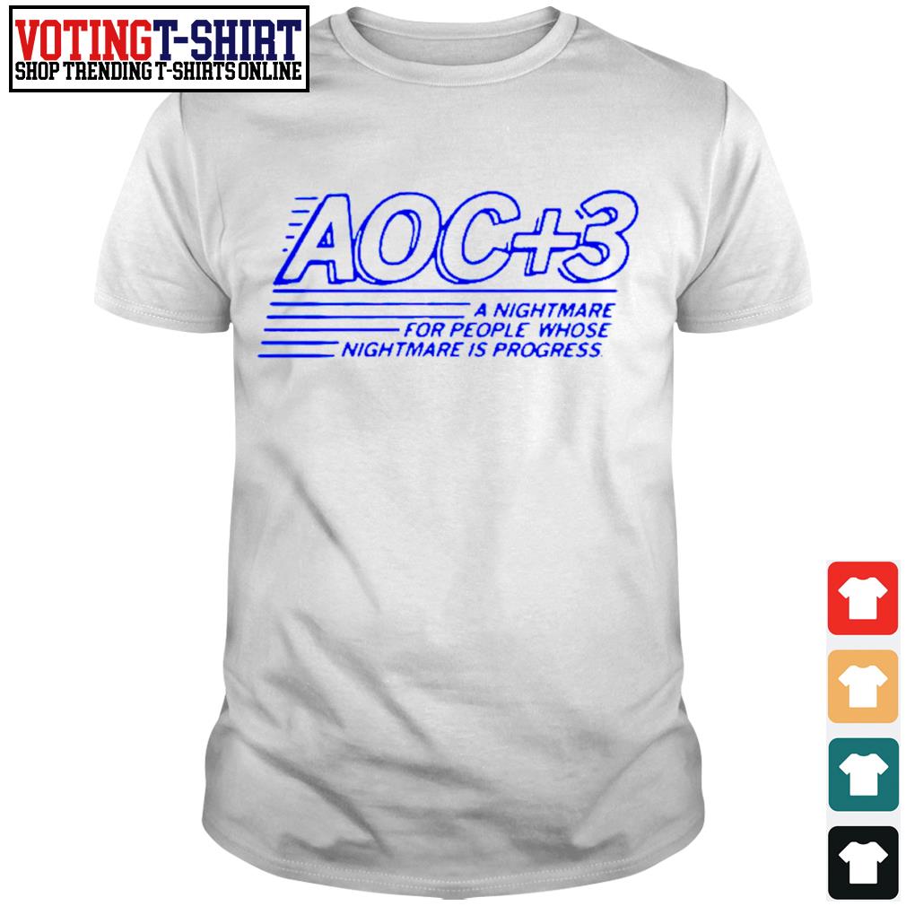 aoc plus three shirt