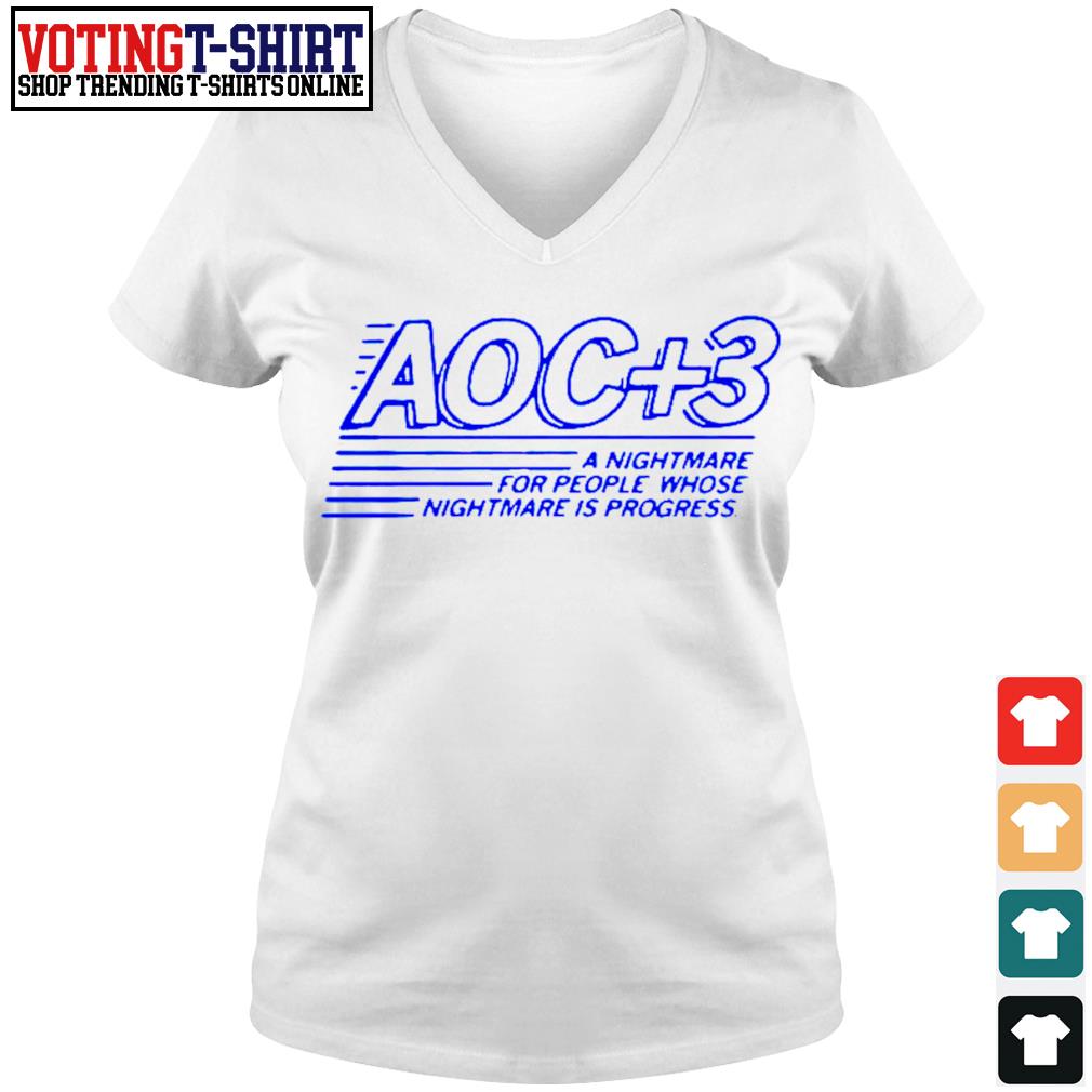 aoc plus three shirt